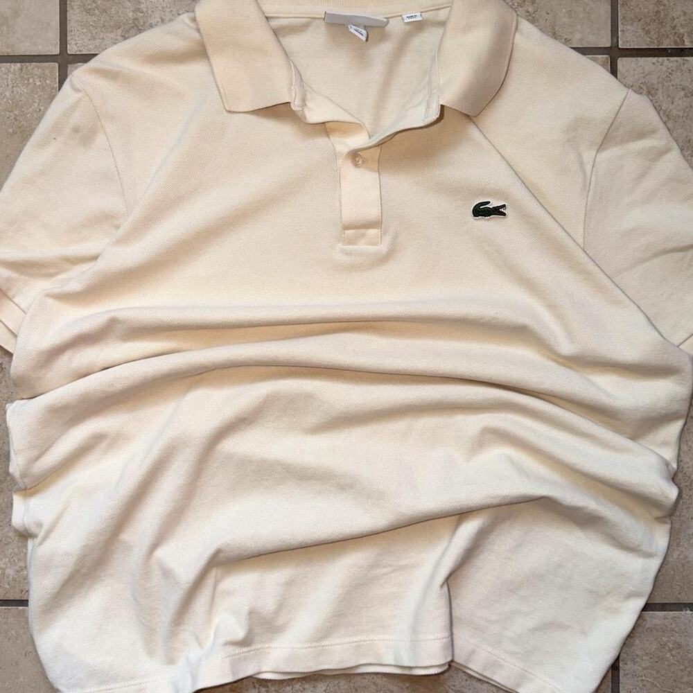 Lacoste Blue Slim Fit Short Sleeve Polo Shirt - Size XXL (7 in French Sizing)